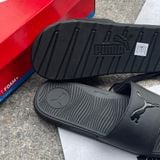  2313 - HÀNG CHÍNH HÃNG - DÉP PUMA COOL CAT 2.0 - ĐEN FULL - LOGO BÓNG - HẾT HÀNG 