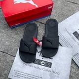  2313 - HÀNG CHÍNH HÃNG - DÉP PUMA COOL CAT 2.0 - ĐEN FULL - LOGO BÓNG - HẾT HÀNG 