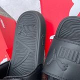  2283 - HÀNG CHÍNH HÃNG - DÉP PUMA COOL CAT 2.0 - ĐEN FULL - QUAI DÁN - CODE 389111 02 