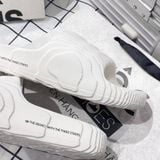  1104 - HÀNG CHÍNH HÃNG - DÉP ADIDAS 22 - BẬC THANG * MÀU TRẮNG * Code: HQ4672 