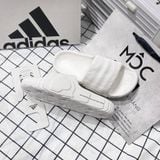  1104 - HÀNG CHÍNH HÃNG - DÉP ADIDAS 22 - BẬC THANG * MÀU TRẮNG * Code: HQ4672 