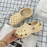  2318 - HÀNG CHÍNH HÃNG - GIÀY CLOG UNISEX CROCS BAYA CRYSTAL - BEIGE 