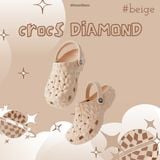 2318 - HÀNG CHÍNH HÃNG - GIÀY CLOG UNISEX CROCS BAYA CRYSTAL - BEIGE 
