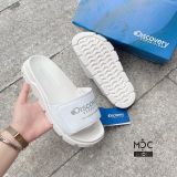  0988 - HÀNG CHÍNH HÃNG - DÉP  DISCOVERY BRICK SLIDE Quai Dán - MÀU *TRĂNG / BẠC * - CODE: DXLP4103N-WHL 