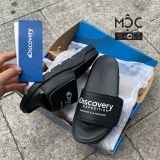  0989 - HÀNG CHÍNH HÃNG - DÉP  DISCOVERY BRICK SLIDE Quai Dán - MÀU *ĐEN LOGO TRẮNG  * - CODE: DXLP4103N-BKL 