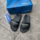  0989 - HÀNG CHÍNH HÃNG - DÉP  DISCOVERY BRICK SLIDE Quai Dán - MÀU *ĐEN LOGO TRẮNG  * - CODE: DXLP4103N-BKL 