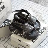  2342 - HÀNG CHÍNH HÃNG - DÉP ADIDAS 22 XLG - ĐEN LOANG TRẮNG 