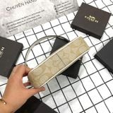  2343 - HÀNG CHÍNH HÃNG - TÚI COACH NOLITA KẸP NÁCH - NÂU KEM - CODE CA444-IMU4V 