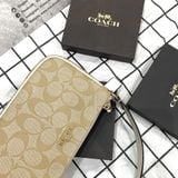  2343 - HÀNG CHÍNH HÃNG - TÚI COACH NOLITA KẸP NÁCH - NÂU KEM - CODE CA444-IMU4V 