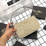  2343 - HÀNG CHÍNH HÃNG - TÚI COACH NOLITA KẸP NÁCH - NÂU KEM - CODE CA444-IMU4V 