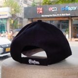  2303 - HÀNG CHÍNH HÃNG - MŨ - NÓN MLB  47 - LA ĐEN VIỀN TRẮNG - CODE 32CP85111 07L 