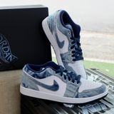  2374 - GIÀY NIKE AIR JORDAN LOW - Washed Denim - CODE: CZ8455-100 