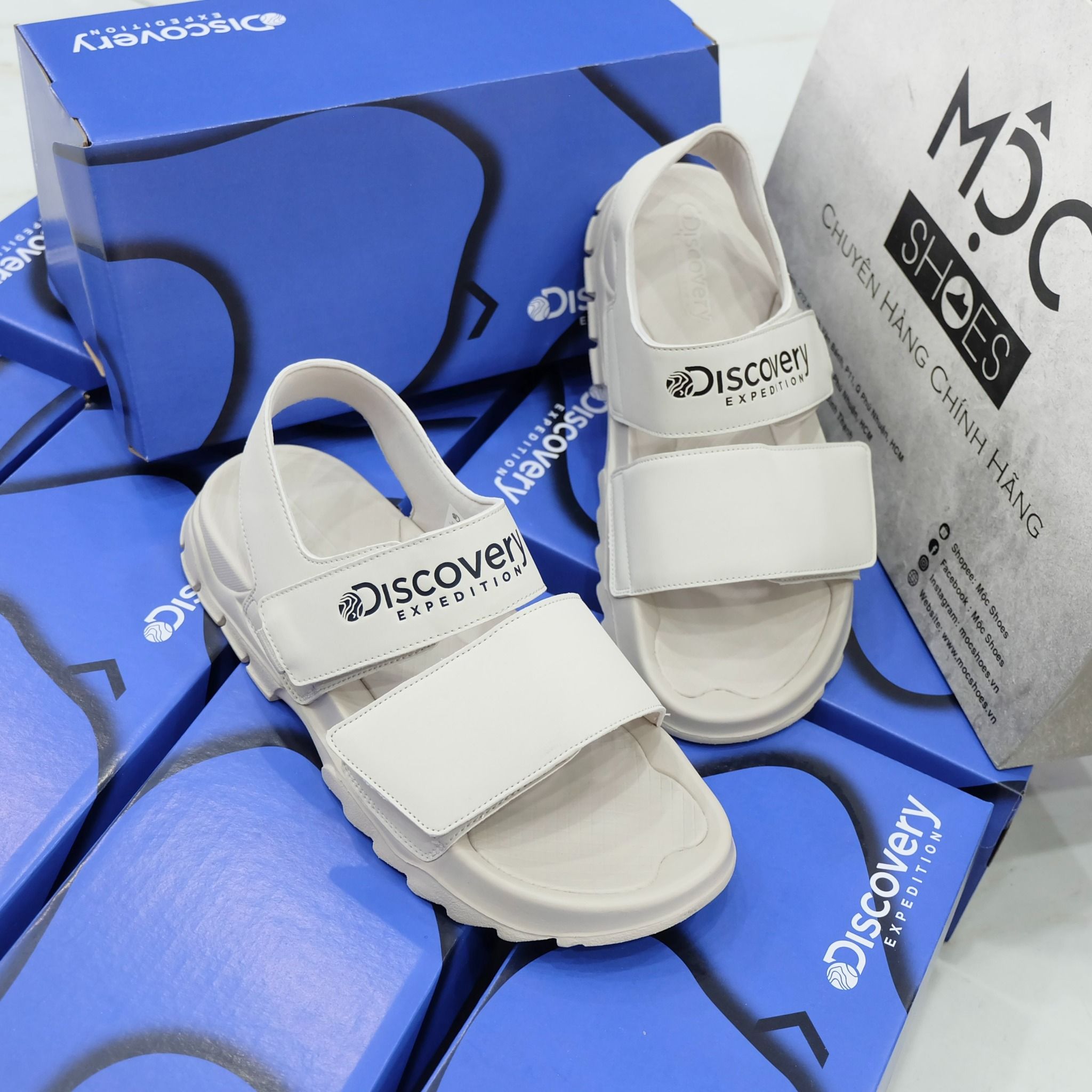  2378 - HÀNG CHÍNH HÃNG - GIÀY QUAI HẬU SANDAL DISCOVERY BUCKET SAND - * Beige * - CODE: DX-SH731-2N-K0002 