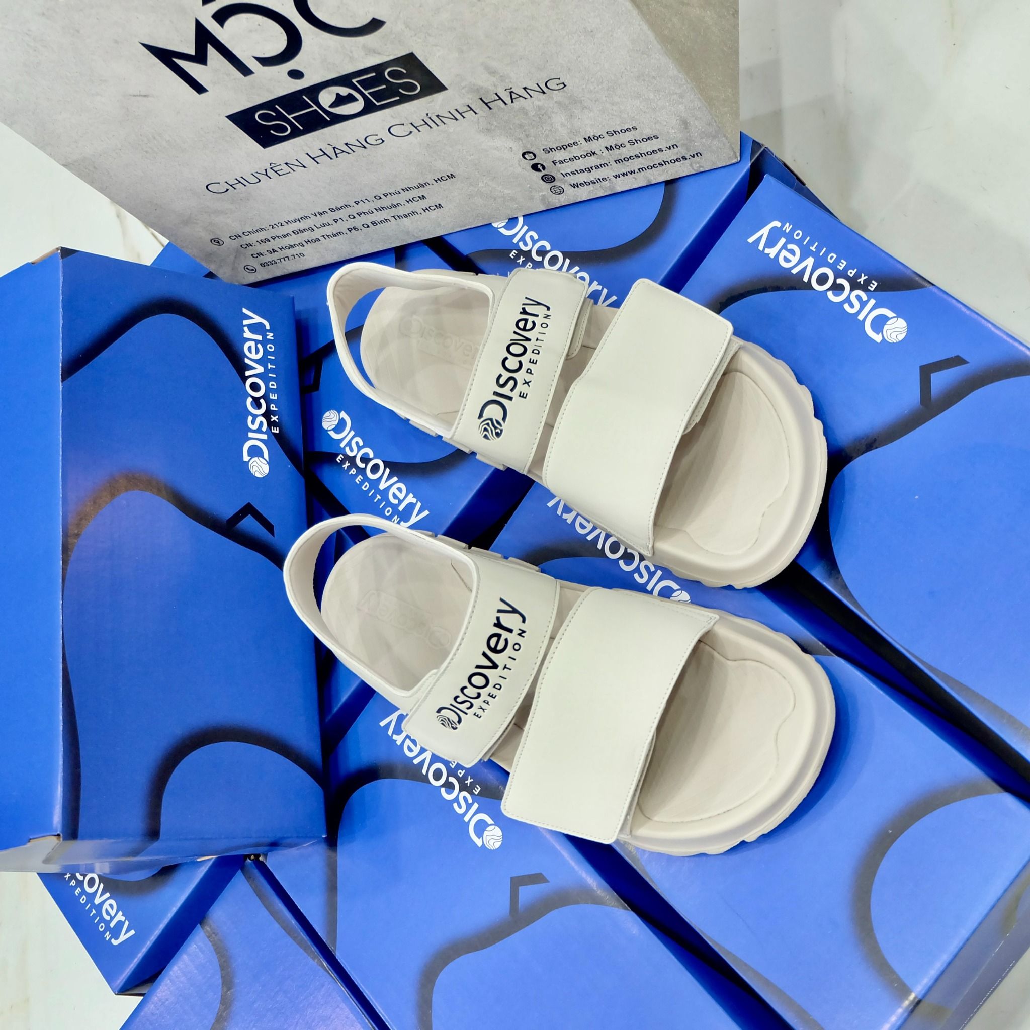  2378 - HÀNG CHÍNH HÃNG - GIÀY QUAI HẬU SANDAL DISCOVERY BUCKET SAND - * Beige * - CODE: DX-SH731-2N-K0002 