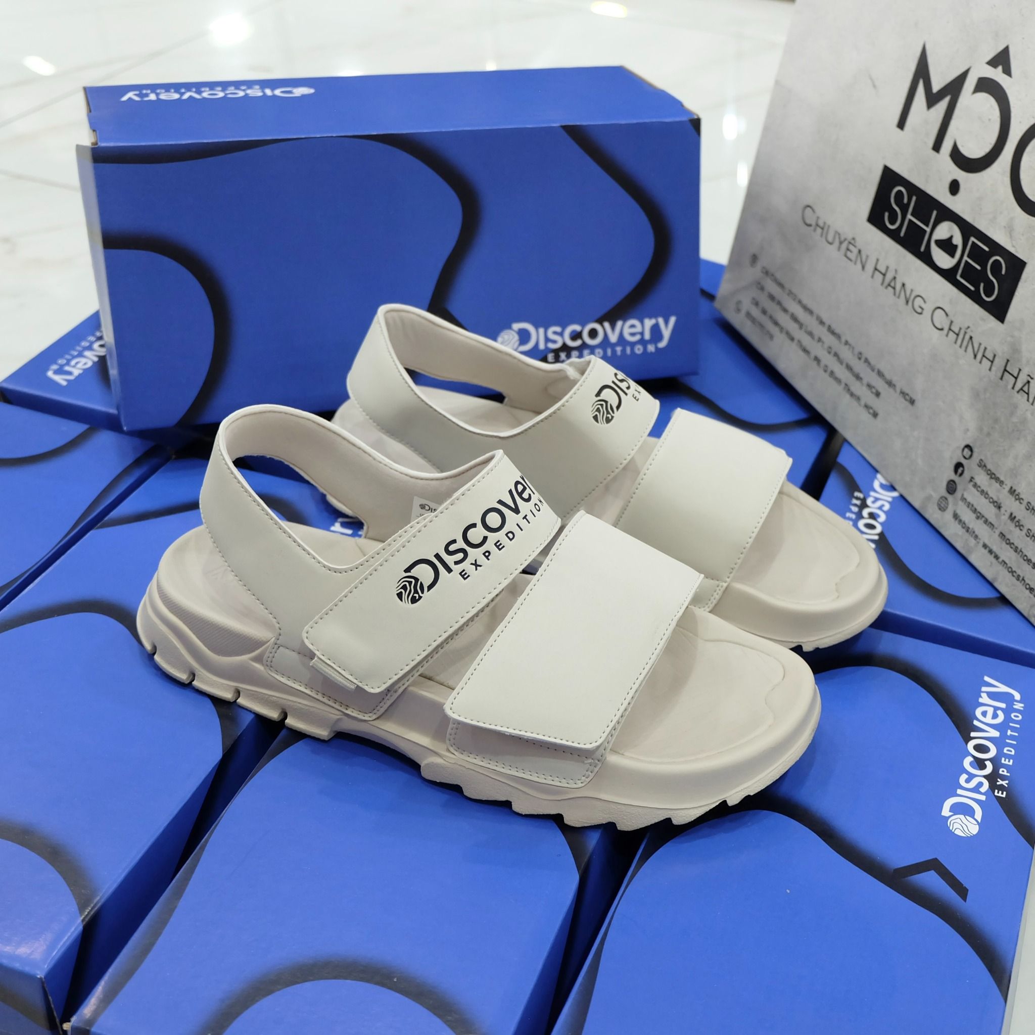  2378 - HÀNG CHÍNH HÃNG - GIÀY QUAI HẬU SANDAL DISCOVERY BUCKET SAND - * Beige * - CODE: DX-SH731-2N-K0002 