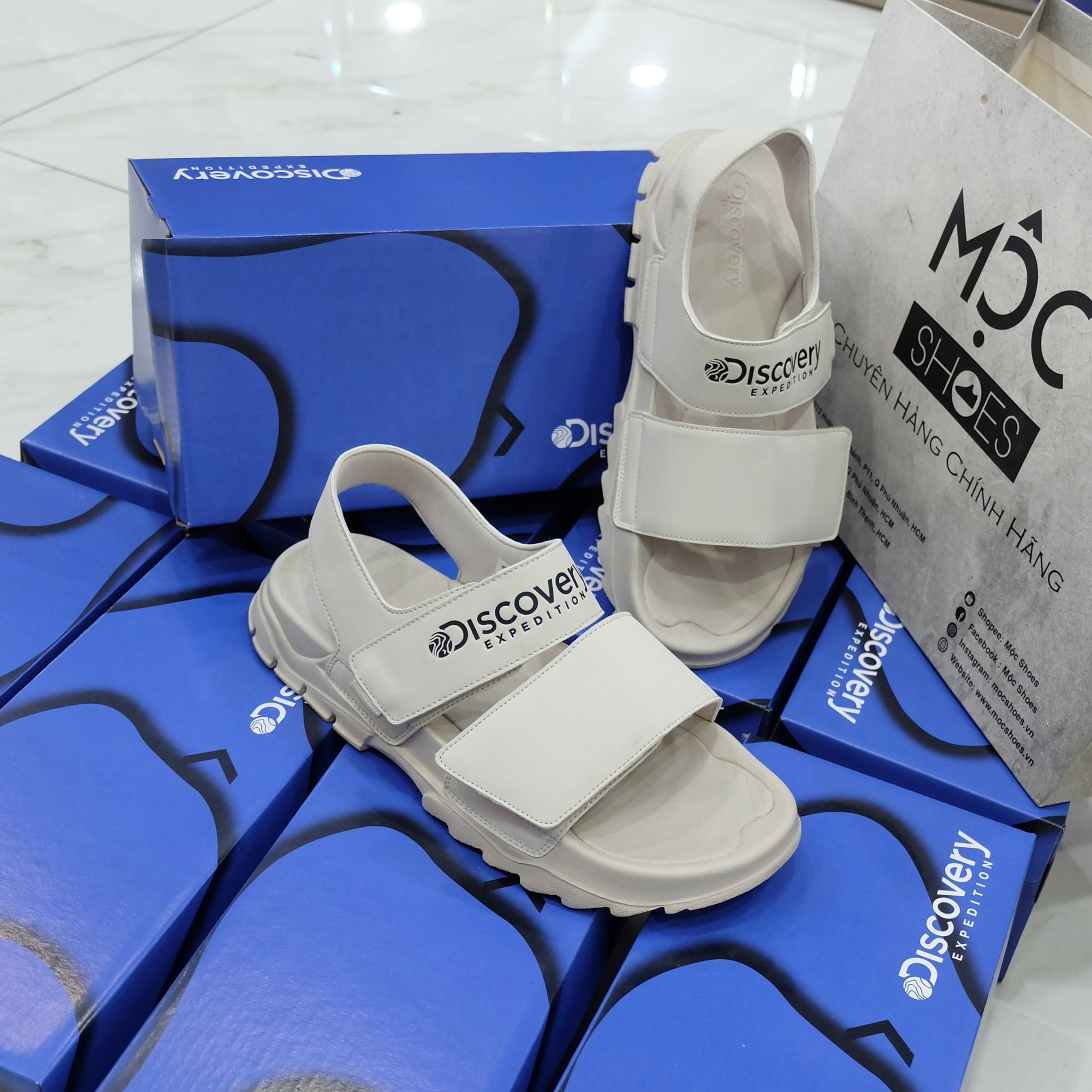  2378 - HÀNG CHÍNH HÃNG - GIÀY QUAI HẬU SANDAL DISCOVERY BUCKET SAND - * Beige * - CODE: DX-SH731-2N-K0002 