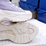  2382 - HÀNG CHÍNH HÃNG - GIÀY MLB CHUNKY HIGH - CỔ CAO (MÀU TÍM) - *PURPLE/YELLOW* - CODE: 32SHU1111-07V 