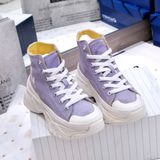  2382 - HÀNG CHÍNH HÃNG - GIÀY MLB CHUNKY HIGH - CỔ CAO (MÀU TÍM) - *PURPLE/YELLOW* - CODE: 32SHU1111-07V 