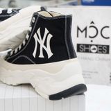  2380 - HÀNG CHÍNH HÃNG - GIÀY MLB CHUNKY HIGH -  CỔ CAO (MÀU ĐEN) - *BLACK/WHITE* - CODE: 32SHU1111-50L 