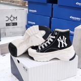  2380 - HÀNG CHÍNH HÃNG - GIÀY MLB CHUNKY HIGH -  CỔ CAO (MÀU ĐEN) - *BLACK/WHITE* - CODE: 32SHU1111-50L 
