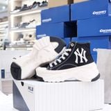  2380 - HÀNG CHÍNH HÃNG - GIÀY MLB CHUNKY HIGH -  CỔ CAO (MÀU ĐEN) - *BLACK/WHITE* - CODE: 32SHU1111-50L 