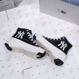  2380 - HÀNG CHÍNH HÃNG - GIÀY MLB CHUNKY HIGH -  CỔ CAO (MÀU ĐEN) - *BLACK/WHITE* - CODE: 32SHU1111-50L 