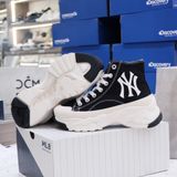  2380 - HÀNG CHÍNH HÃNG - GIÀY MLB CHUNKY HIGH -  CỔ CAO (MÀU ĐEN) - *BLACK/WHITE* - CODE: 32SHU1111-50L 