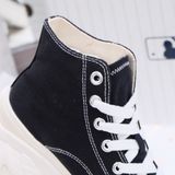  2380 - HÀNG CHÍNH HÃNG - GIÀY MLB CHUNKY HIGH -  CỔ CAO (MÀU ĐEN) - *BLACK/WHITE* - CODE: 32SHU1111-50L 