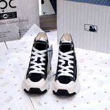  2380 - HÀNG CHÍNH HÃNG - GIÀY MLB CHUNKY HIGH -  CỔ CAO (MÀU ĐEN) - *BLACK/WHITE* - CODE: 32SHU1111-50L 