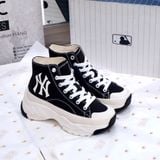  2380 - HÀNG CHÍNH HÃNG - GIÀY MLB CHUNKY HIGH -  CỔ CAO (MÀU ĐEN) - *BLACK/WHITE* - CODE: 32SHU1111-50L 
