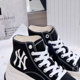  2380 - HÀNG CHÍNH HÃNG - GIÀY MLB CHUNKY HIGH -  CỔ CAO (MÀU ĐEN) - *BLACK/WHITE* - CODE: 32SHU1111-50L 