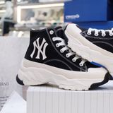  2380 - HÀNG CHÍNH HÃNG - GIÀY MLB CHUNKY HIGH -  CỔ CAO (MÀU ĐEN) - *BLACK/WHITE* - CODE: 32SHU1111-50L 