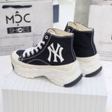  2380 - HÀNG CHÍNH HÃNG - GIÀY MLB CHUNKY HIGH -  CỔ CAO (MÀU ĐEN) - *BLACK/WHITE* - CODE: 32SHU1111-50L 