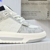  2390 - HÀNG CHÍNH HÃNG - GIÀY MLB CHUNKY LINER MID - MONOGRAM NY YANKEES - XÁM DENIM ver 2- CODE: 3ASXCMM4N-50GRS 