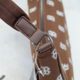  2392 - HÀNG CHÍNH HÃNG - Túi MLB Classic Monogram Jacquard Hobo Bag Boston Red Sox D.Brown - Code: 3ABQS102N-43BRD 