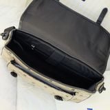  2395 - HÀNG CHÍNH HÃNG - Túi MLB Diamond Monogram Jacquard Boston Red Sox - Nâu Be - Code: 7ACRMD13N-43BGD 