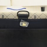  2395 - HÀNG CHÍNH HÃNG - Túi MLB Diamond Monogram Jacquard Boston Red Sox - Nâu Be - Code: 7ACRMD13N-43BGD 