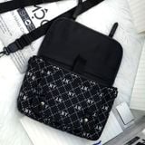  2396 - HÀNG CHÍNH HÃNG - Túi MLB Diamond Monogram Jacquard New York - Đen - Code: 7ACRMD13N-43BGD 