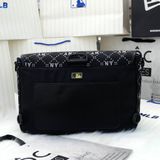  2396 - HÀNG CHÍNH HÃNG - Túi MLB Diamond Monogram Jacquard New York - Đen - Code: 7ACRMD13N-43BGD 