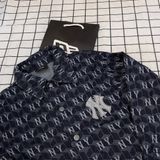  2430 - HÀNG CHÍNH HÃNG - ÁO NEW ERA -  Đầm Sơ Mi Denim Tay Dài NY Monogram 