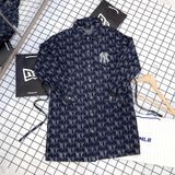  2430 - HÀNG CHÍNH HÃNG - ÁO NEW ERA -  Đầm Sơ Mi Denim Tay Dài NY Monogram 