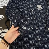  2430 - HÀNG CHÍNH HÃNG - ÁO NEW ERA -  Đầm Sơ Mi Denim Tay Dài NY Monogram 