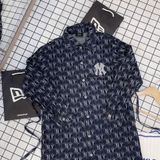  2430 - HÀNG CHÍNH HÃNG - ÁO NEW ERA -  Đầm Sơ Mi Denim Tay Dài NY Monogram 