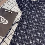  2430 - HÀNG CHÍNH HÃNG - ÁO NEW ERA -  Đầm Sơ Mi Denim Tay Dài NY Monogram 