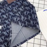  2399 - HÀNG CHÍNH HÃNG - CHÂN VÁY NỮ MLB - NEW YORK YANKEES MONOGRAM DENIM - CODE: 3FDSM0734-50NYD 