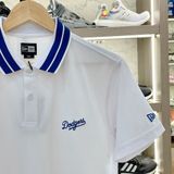  2423 - HÀNG CHÍNH HÃNG - ÁO THUN POLO NEW ERA - POLO DODGERS - TRẮNG - CODE : 14121843 