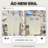  2412 - HÀNG CHÍNH HÃNG - ÁO NEW ERA -  LA DODGERS 7 SẮC - KEM - CODE : 14326573 