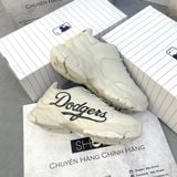  2419 - HÀNG CHÍN HÃNG - GIÀY MLB LINER CHUNKY - DODGERS TAN CHỮ ĐEN 