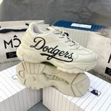  2419 - HÀNG CHÍN HÃNG - GIÀY MLB LINER CHUNKY - DODGERS TAN CHỮ ĐEN 