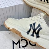  2420 - HÀNG CHÍNH HÃNG - GIÀY MLB RUNNER - NY TAN ĐẾ GUM 